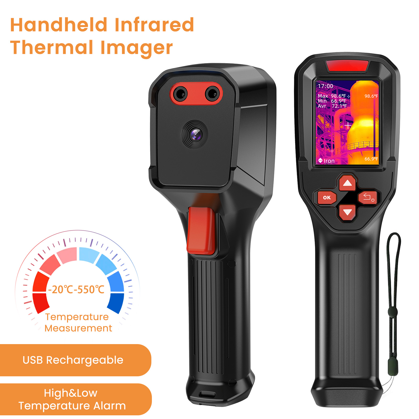 Thermal Imaging Camera Pcb Repair - USB充電式サーマルイメージングカメラ HD IR 240×240 -20 °