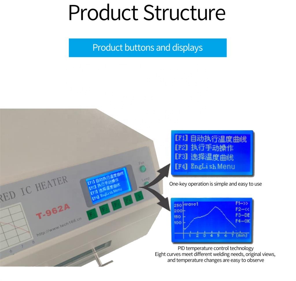 T-962 デスクトップ型赤外線ICヒーター BGA SMD - Infrared Bga Rework Station のレビューと価格
