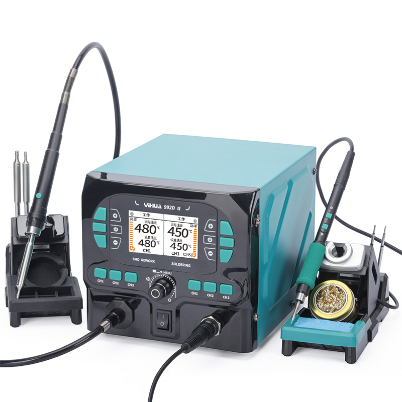 YIHUA 992D-II 2-in-1 LCDディスプレイ - C210 Precision Soldering Station のレビューと価格