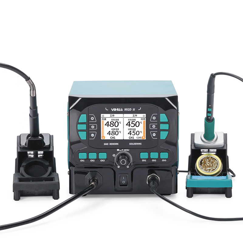 YIHUA 992D-II 2-in-1 LCDディスプレイ - C210 Precision Soldering Station のレビューと価格